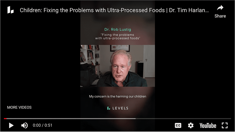 Children: Fixing the Problems with Ultra-Processed Foods | Dr. Tim Harlan & Dr. Robert Lustig Screen Shot 2024 07 23 At 5.49.16 PM