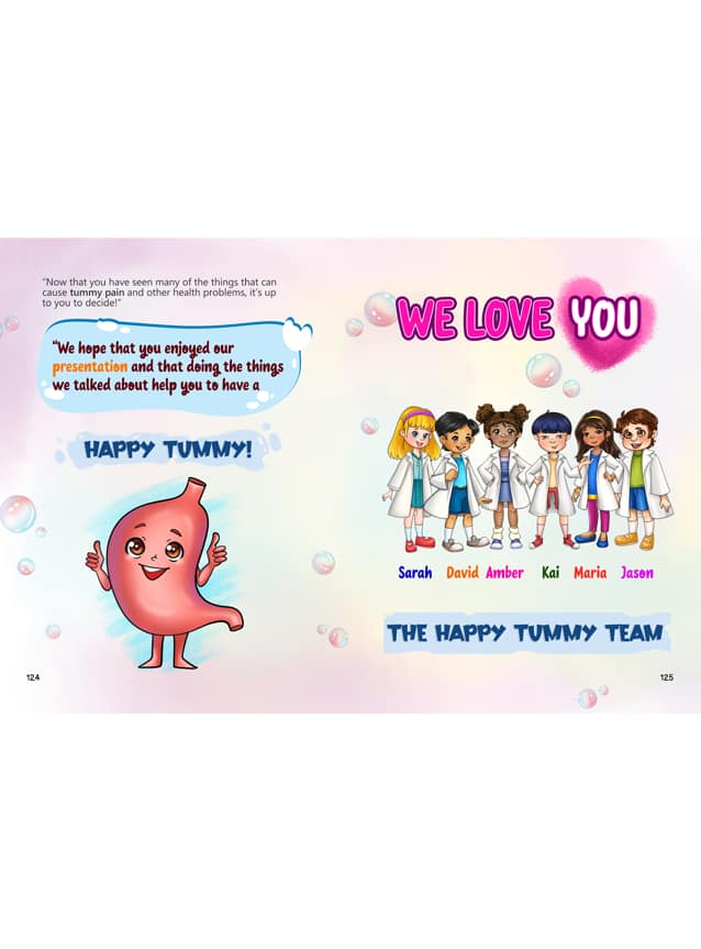 Why Does My Tummy Hurt? Book Tour Page 124 125